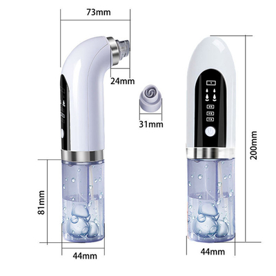 White Color Face Vacuum Pore Cleaner 45W USB Nose Blackhead Remover