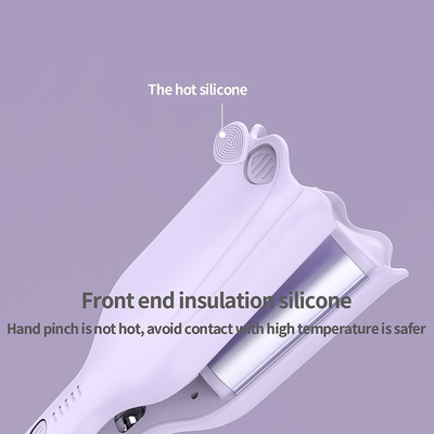 PTC Heater Ceramic Hair Waver LCD Display 3 Barrel Electric Hair Curler