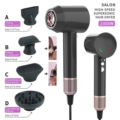 Electronic Brushless Hair Dryer 2300w High Speed For Professional Salon Use