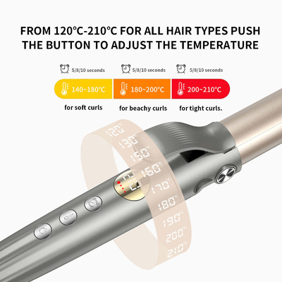 Hair Curling Tongs Heated Rollers Hair Salon Hair Curler Titanium Professional Rotating Hair Curler High Temperature