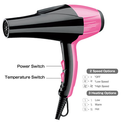 Rohs 230V Negative Ionic AC Hair Dryer With Diffuser And Concentrator