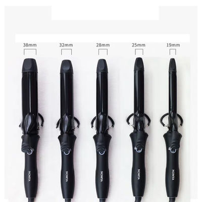 Adjustable Temp 19mm -38mm Electric Hair Curlers For Short Hair 1 Inch Curling Iron
