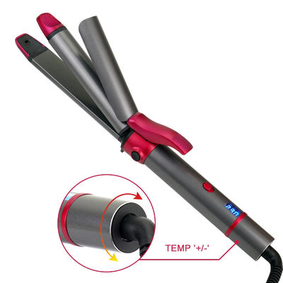 45W 28mm 2 In 1 Hair Curler And Straightener