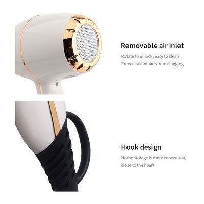 RoHs High Speed 2.5M Cord DC Hair Dryer Travel Size With Cool Shot Function