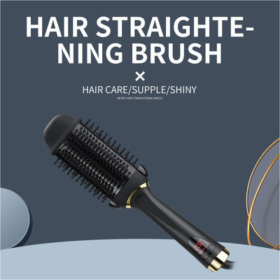 Professional 180C-230C Hair Styling Tools Ceramic Hair Brush Straightener