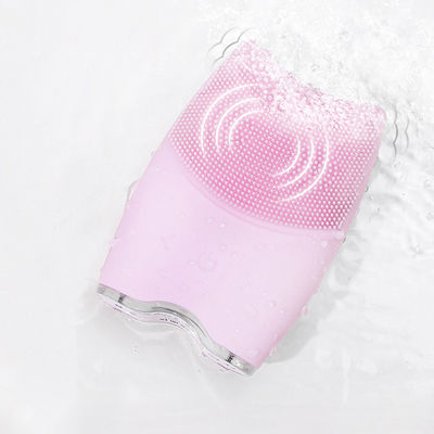 Private Label 500mAh IPX7 Electric Facial Cleansing Brush Remove Dead Skin