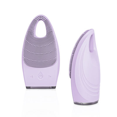 IPX6 200mAh Electric Silicone Face Brush Ultrasonic Facial Cleansing Device