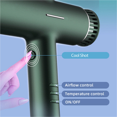 High Speed Dryer LCD Display Bldc Hair Dryer With Magnetic Diffuser Nozzle