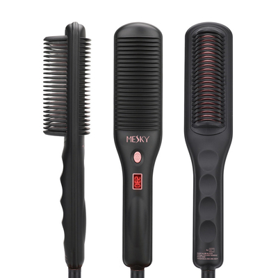 Ceramic Fast Hair Straightener Brush Hair Styling Hot Comb Anti Scald