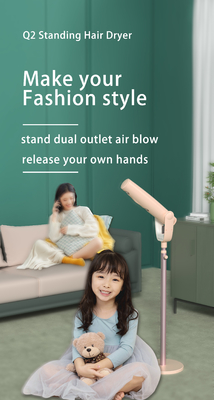 ABS Shell Ceramic Vertical Hair Dryer 1400W Inoic Hot Cold Air Wind Speed Fast