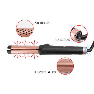 360 Degree 2 In 1 Airflow Hair Styler Straightener Curler For All Styles Hair Styling Set