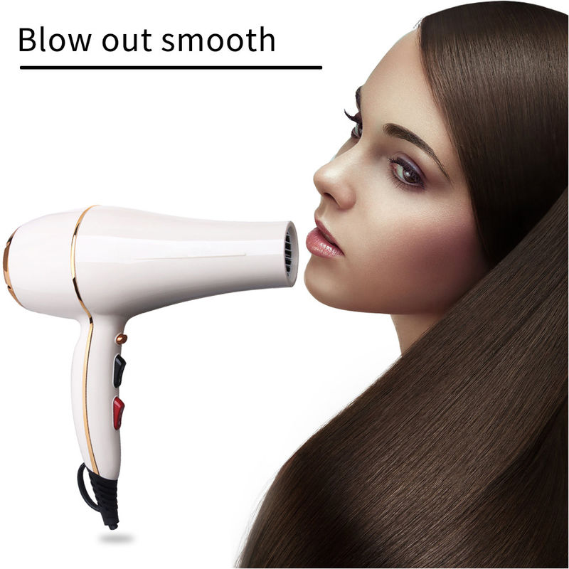 RoHs High Speed 2.5M Cord DC Hair Dryer Travel Size With Cool Shot Function