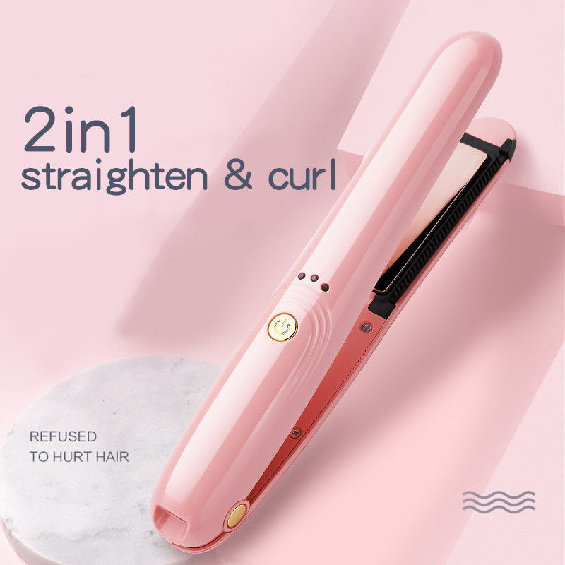 OEM ODM 25w Cordless Hair Straightener And Curler 2 In 1 Twist Straightening Curling Iron